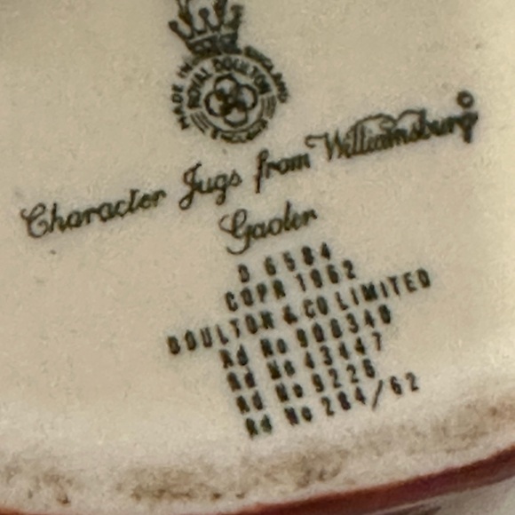 6 Miniature Royal Doulton Character Toby Mugs Jugs - Picture 5 of 16